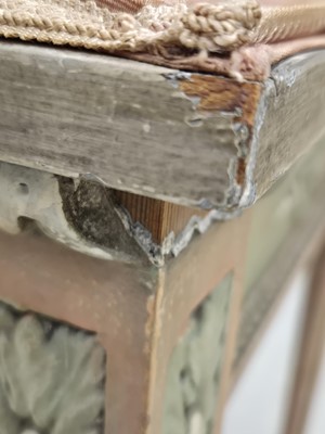 Lot 43 - A French Louis XVI style painted side table