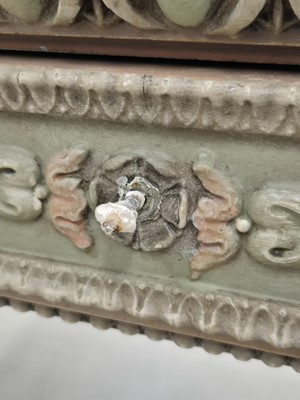 Lot 43 - A French Louis XVI style painted side table