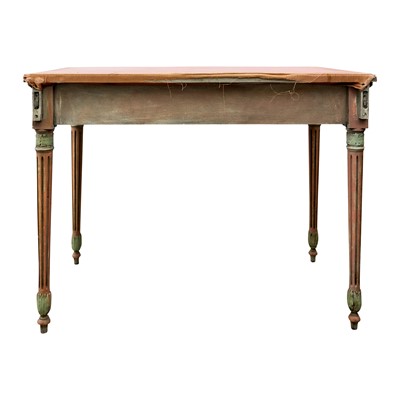 Lot 43 - A French Louis XVI style painted side table
