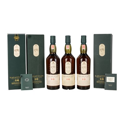 Lot 128 - Lagavulin 16 year old - 3 bottles