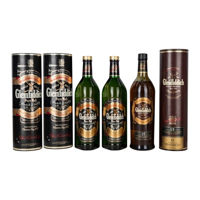 Lot 74 - Glenfiddich Trio - 3 Bottles
