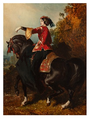Lot 118 - Attributed to Alfred de Dreux (French, 1810-1860)