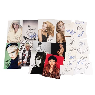 Lot 100 - Autograph Collection.- Glamour Models