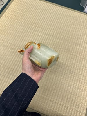 Lot 88 - A large Chinese celadon jade bust of Guanyin, Qing dynasty, 18th/19th century