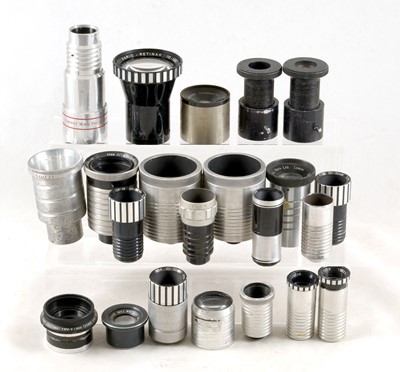 Lot 337 - Small Projection Lens Collection. Various Models.