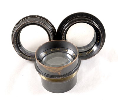Lot 140 - Cooke Aviar Lenses & a Series II Anastigmat Lens.