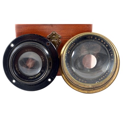 Lot 345 - Brass Ross, Wray & Another Large Format Lens.