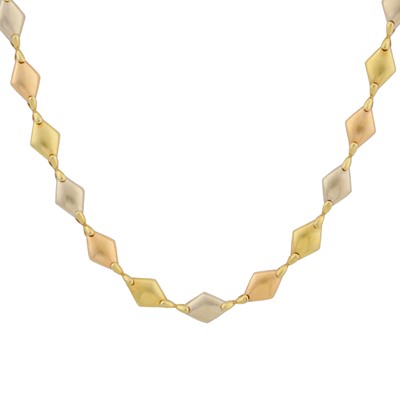 Lot 231 - A fancy-link necklace