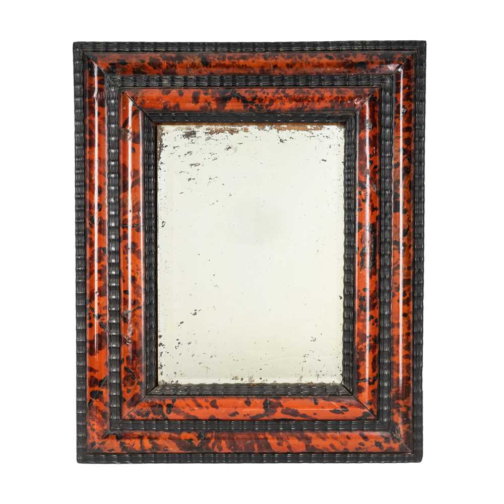 Lot 54 - A Flemish tortoiseshell and ripple work picture frame, mid-19th century