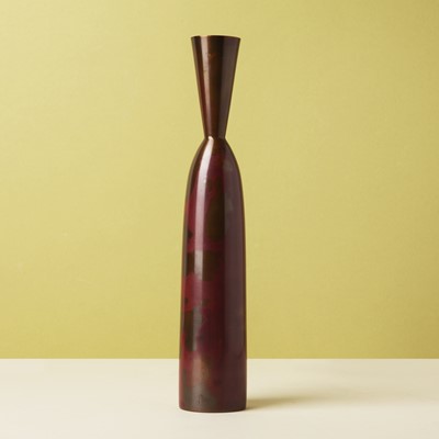 Lot 807 - A Japanese bronze vase by Takahashi Keiten (1920-2009), Taisho era