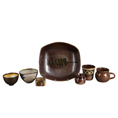 Lot 371 - A group of British studio pottery by various makers