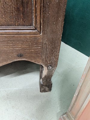 Lot 27 - A French Provincial oak chest of drawers, early 19th century