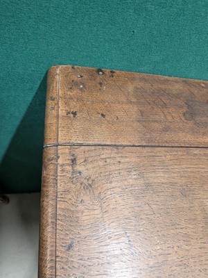 Lot 27 - A French Provincial oak chest of drawers, early 19th century