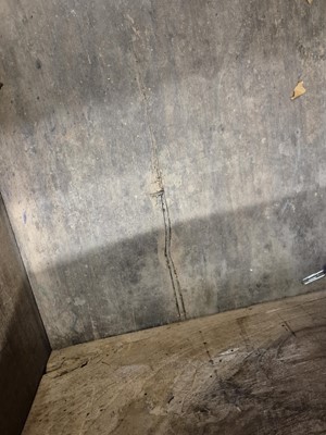 Lot 28 - A carved oak coffer, 17th / 18th century