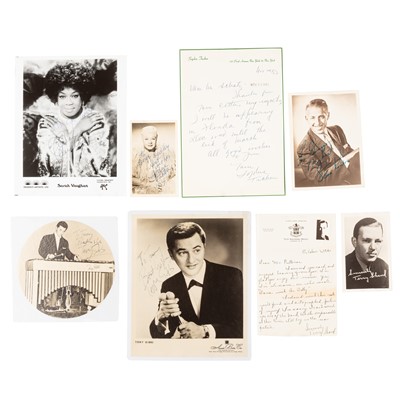 Lot 317 - Autograph Collection.- International Jazz Singers