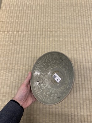 Lot 797 - A Korean celadon sangam slip-inlaid bowl, Goryeo dynasty
