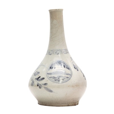 Lot 796 - A Korean blue and white vase, Joseon dynasty, 18th century