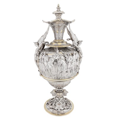 Lot 398 - London 1866 by Charles Frederick Hancock, designed and modelled by Henry Hugh Armstead (1828-1905)