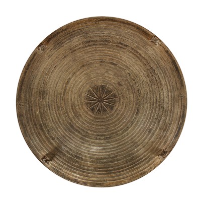 Lot 786 - A large copper-alloy rain drum, Dong Son culture, circa 500 BCE - 300 CE