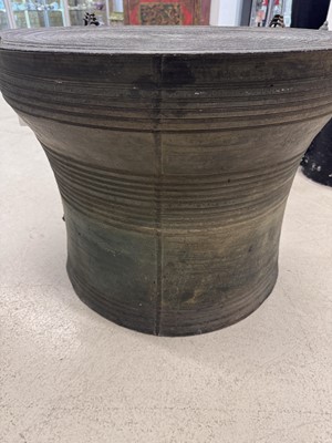 Lot 786 - A large copper-alloy rain drum, Dong Son culture, circa 500 BCE - 300 CE