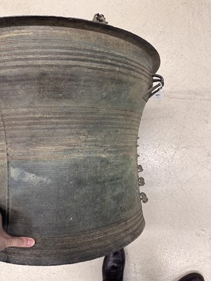Lot 786 - A large copper-alloy rain drum, Dong Son culture, circa 500 BCE - 300 CE