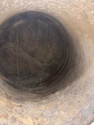 Lot 786 - A large copper-alloy rain drum, Dong Son culture, circa 500 BCE - 300 CE