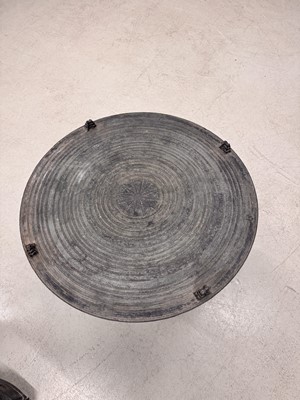 Lot 786 - A large copper-alloy rain drum, Dong Son culture, circa 500 BCE - 300 CE