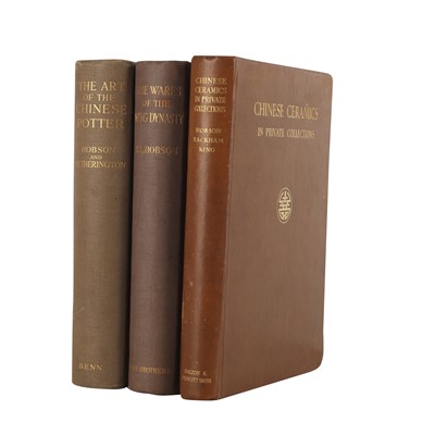 Lot 413 - R.L. Hobson, E. Rackham, W. King, A. L. Hetherington: Chinese ceramics [...] reference books