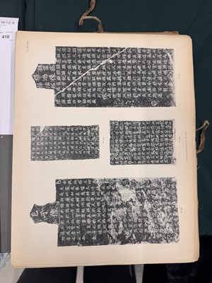 Lot 410 - Édouard Chavannes: Mission archéologique dans la Chine septentrionale, 1909