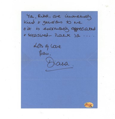 Lot 499 - Diana, Princess of Wales