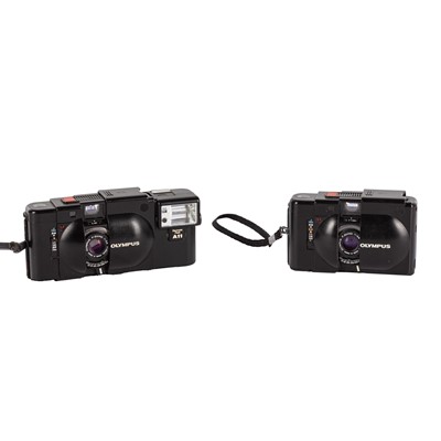Lot 259 - A Pair of Olympus XA Compact 35mm Cameras