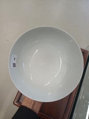 Lot 96 - A Chinese famille-rose yellow-ground 'butterfly' bowl, Qing dynasty, Tongzhi mark and period