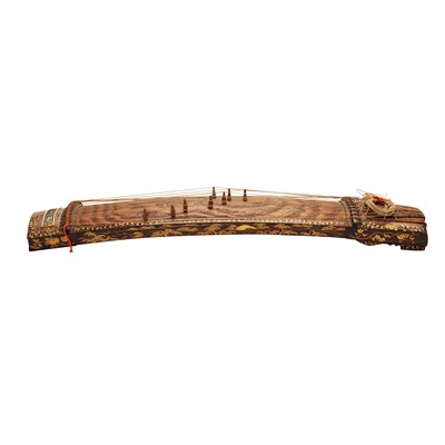 Lot 838 - A Japanese traditional musical stringed instrument, koto, Edo period