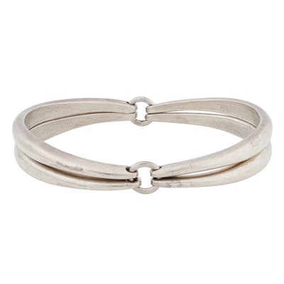 Lot 237 - A silver sterling bangle, circa 2006