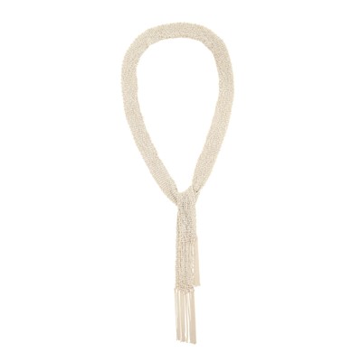 Lot 264 - A mesh scarf necklace