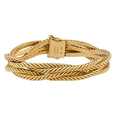 Lot 413 - Tiffany & Co.| A ropetwist bracelet