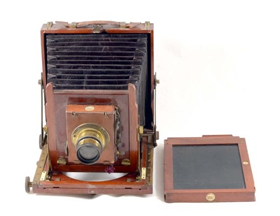 Lot 25 - Thornton Pickard Half Plate Imperial Field Camera.