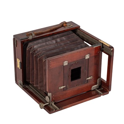 Lot 30 - A Gilles & Fils Mahogany & Aluminium Fleld Camera