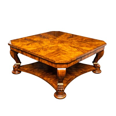 Lot 12 - Theodore Alexander 'replica' range, Classical Revival mahogany cocktail table