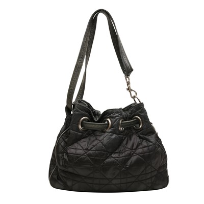 Lot 344 - Christian Dior Black Drawstring Bag