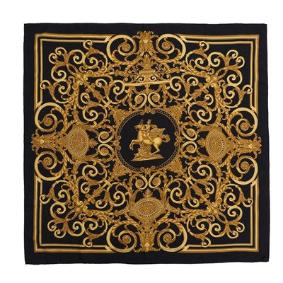 Lot 441 - Hermes 'Les Tuileries' Silk Scarf 90