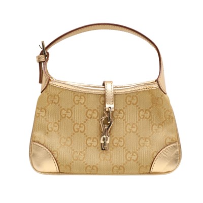 Lot 413 - Gucci Gold GG Micro Jackie Bag