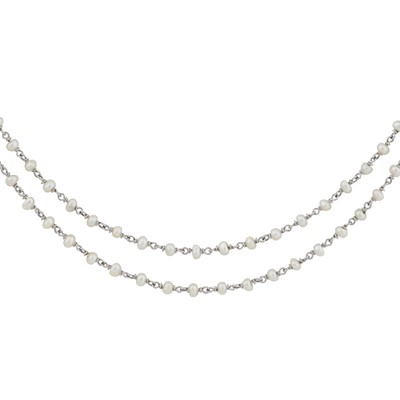 Lot 274 - A seed pearl necklace