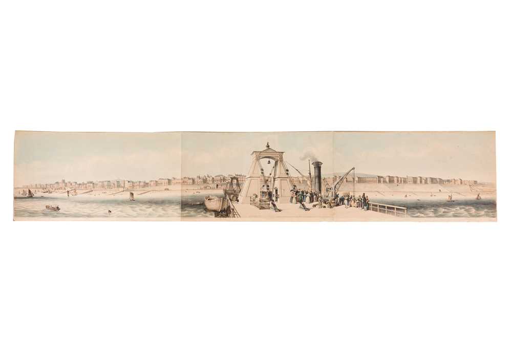 Lot 92 - Panorama of Brighton from the Chain Pier, 1839