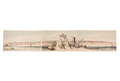 Lot 92 - Panorama of Brighton from the Chain Pier, 1839