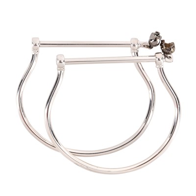 Lot 378 - Two skull bangles