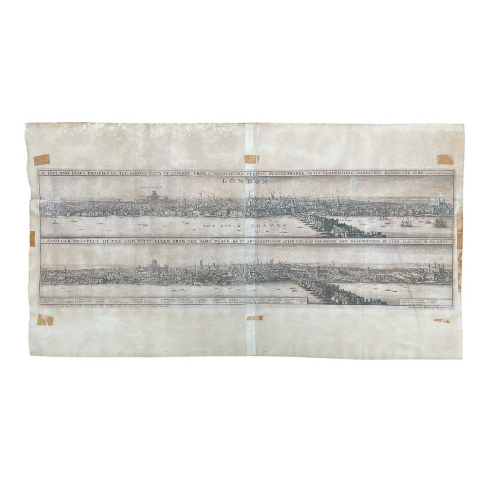 Lot 89 - Hollar (Wenceslaus) London ... before [and] ... after the sad calamitie and destruction by Fire