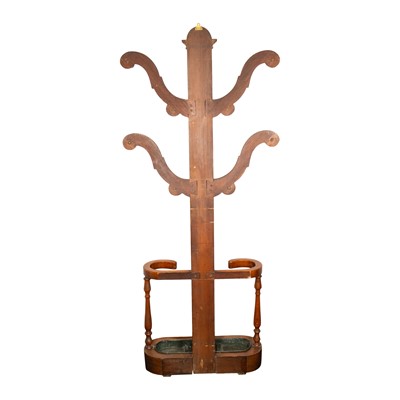 Lot 49 - A Victorian mahogany coatrack / stick stand