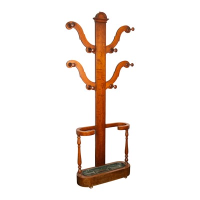 Lot 49 - A Victorian mahogany coatrack / stick stand