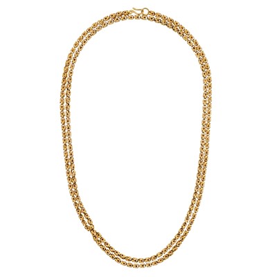 Lot 409 - A bizantyne longchain necklace
